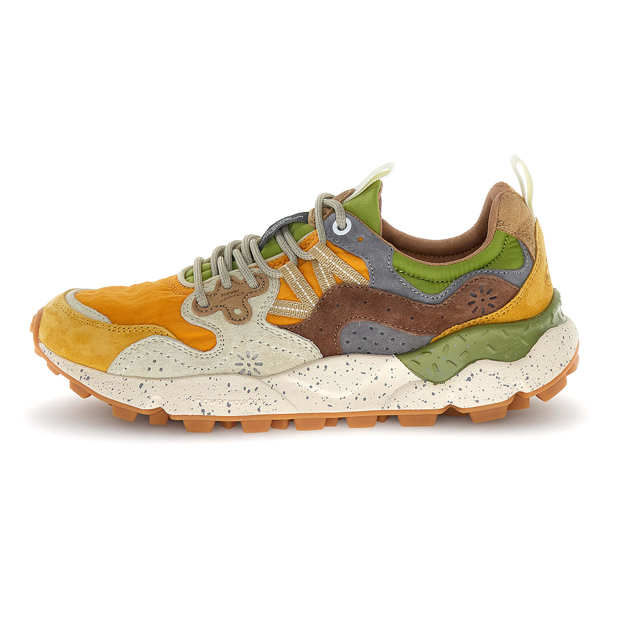 Yamano 3 Man Trainers - Ochre/Orange/Beige
