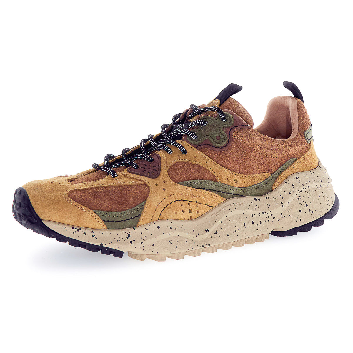 Wave Man Trainers - Suede Beige/Nude
