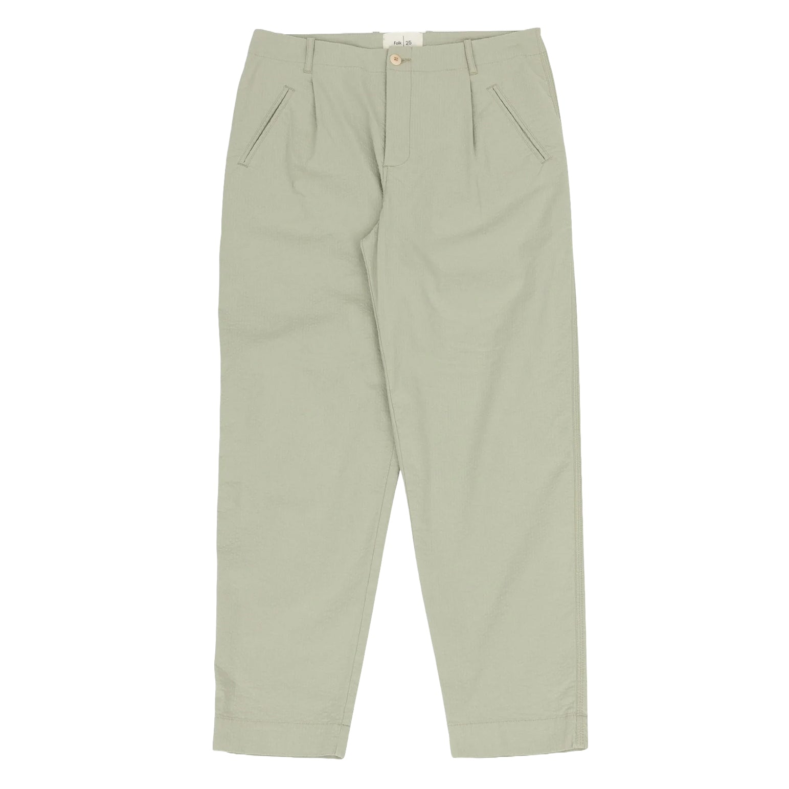 Assembly Trousers - Light Sage Seersucker