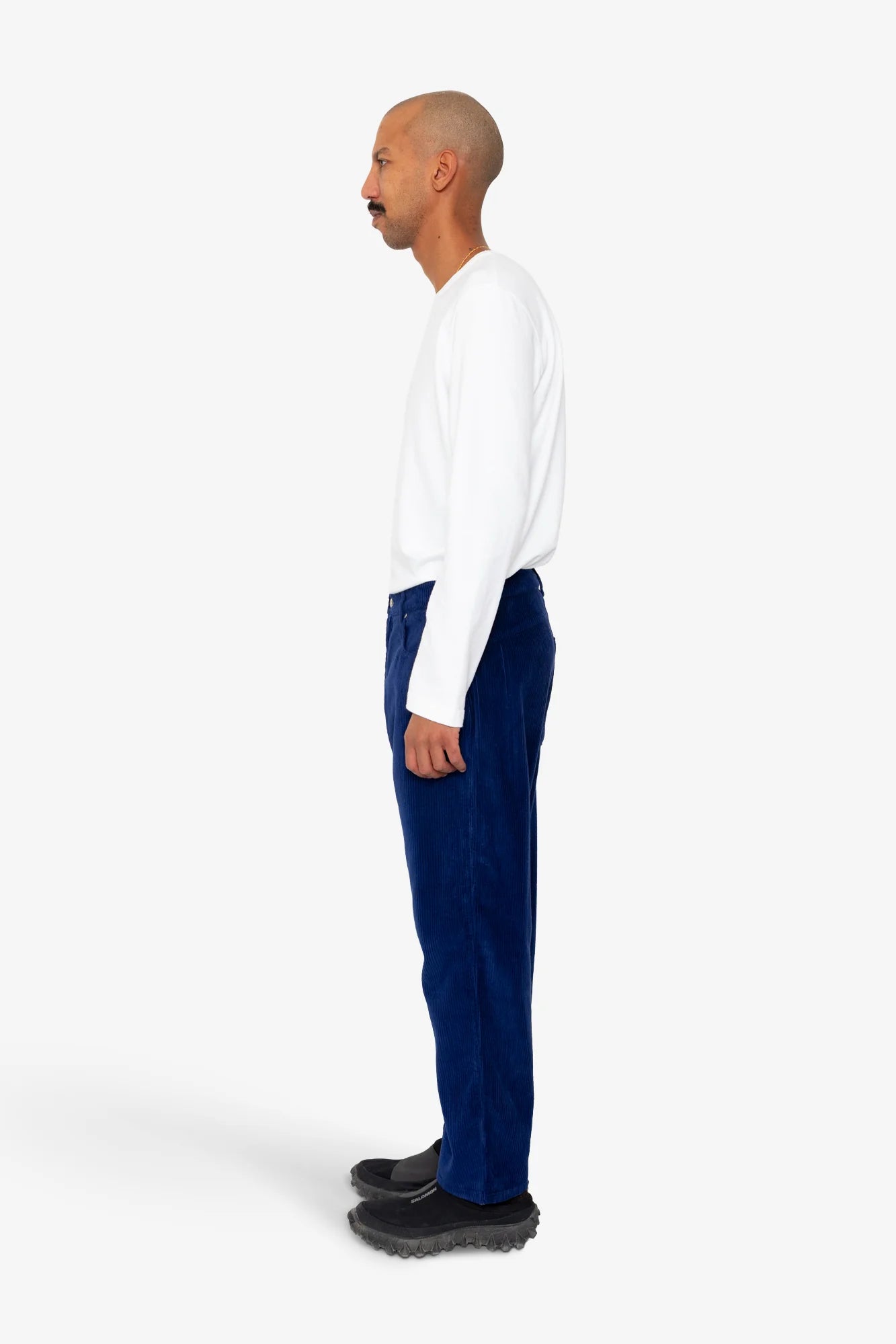 Barrel Leg Jean - Rich Navy Chunky Cord
