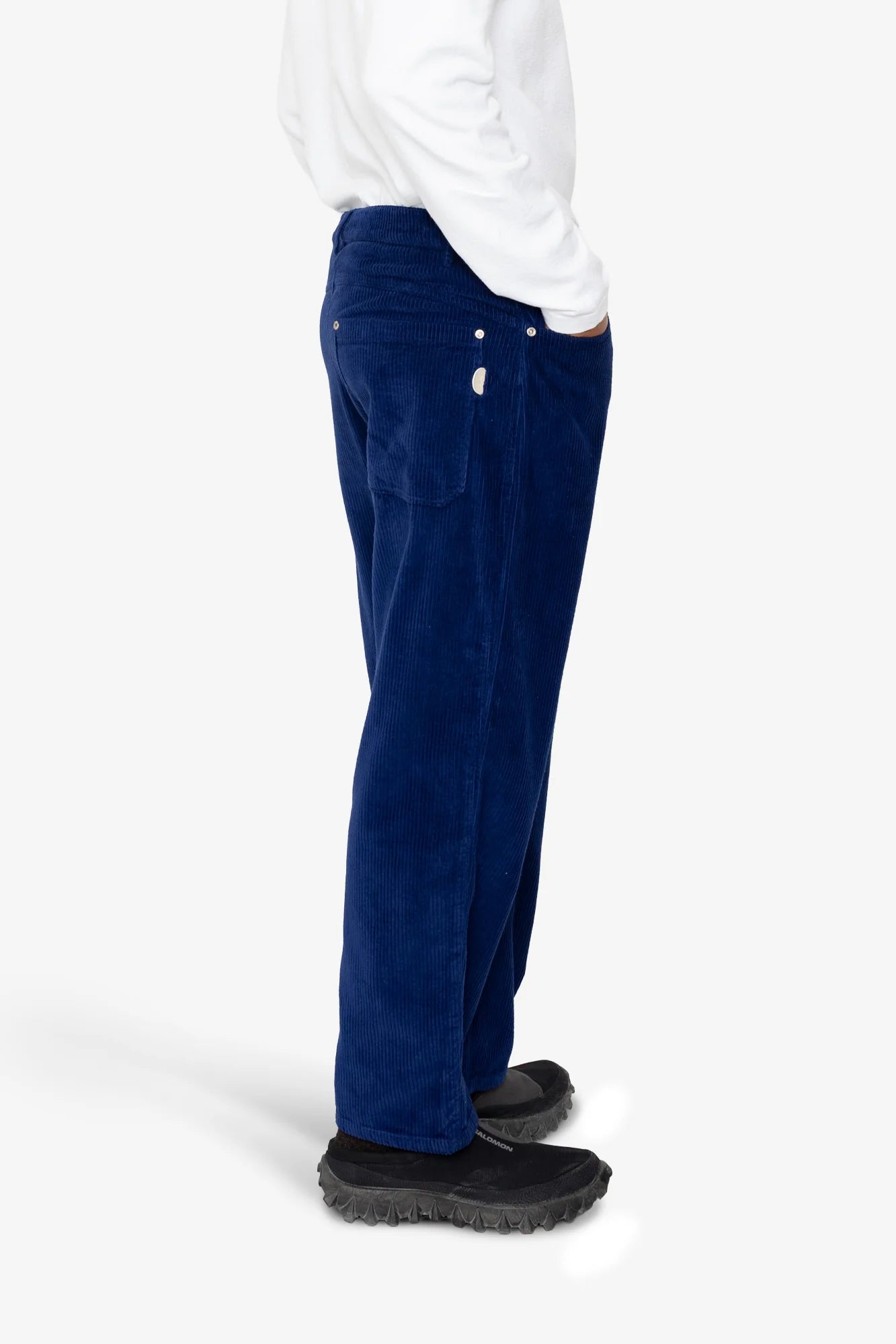 Barrel Leg Jean - Rich Navy Chunky Cord