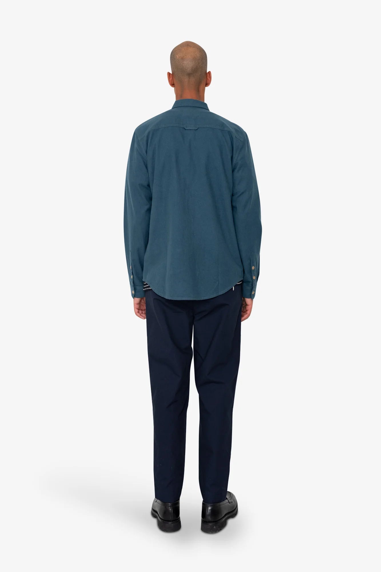 Relaxed Fit Shirt - Storm Blue Flannel