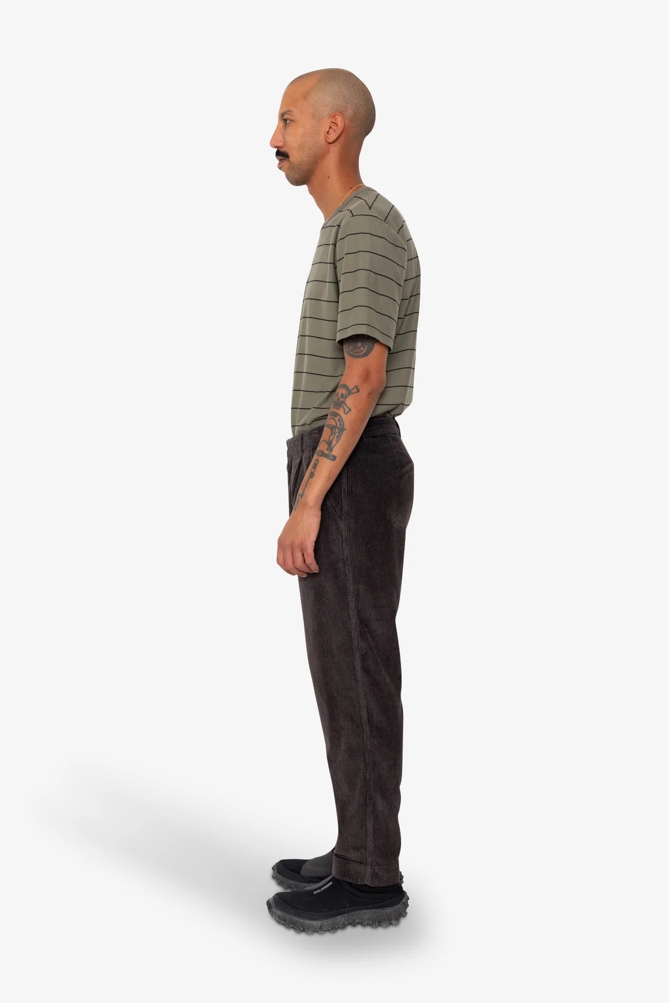 Signal Pant - Black Grape Chunky Cord