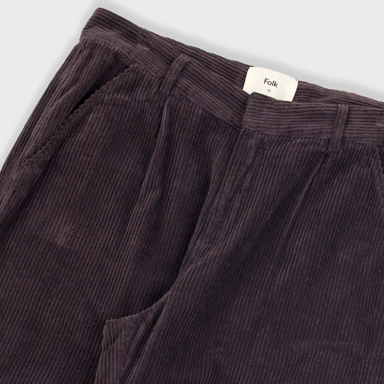 Signal Pant - Black Grape Chunky Cord