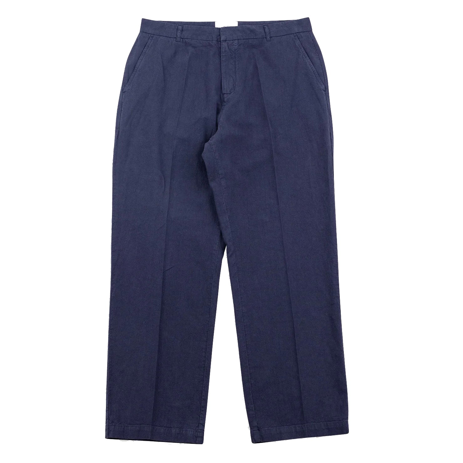 Lunar Suit Trouser - Dark Navy Cotton Linen