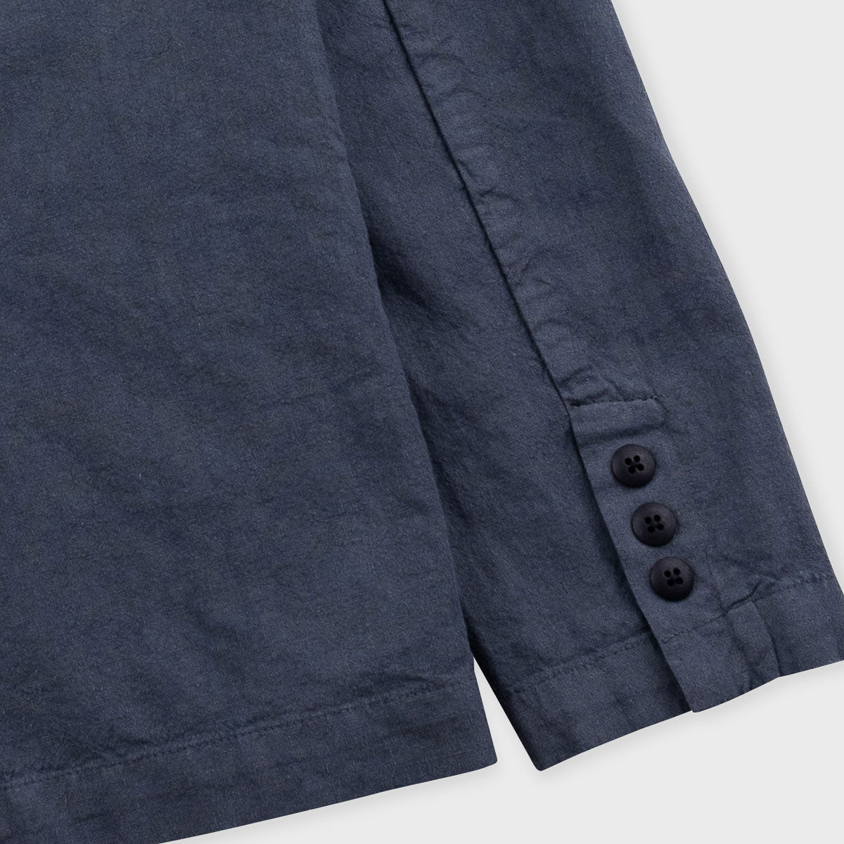 Cotton Linen Blazer - Charcoal