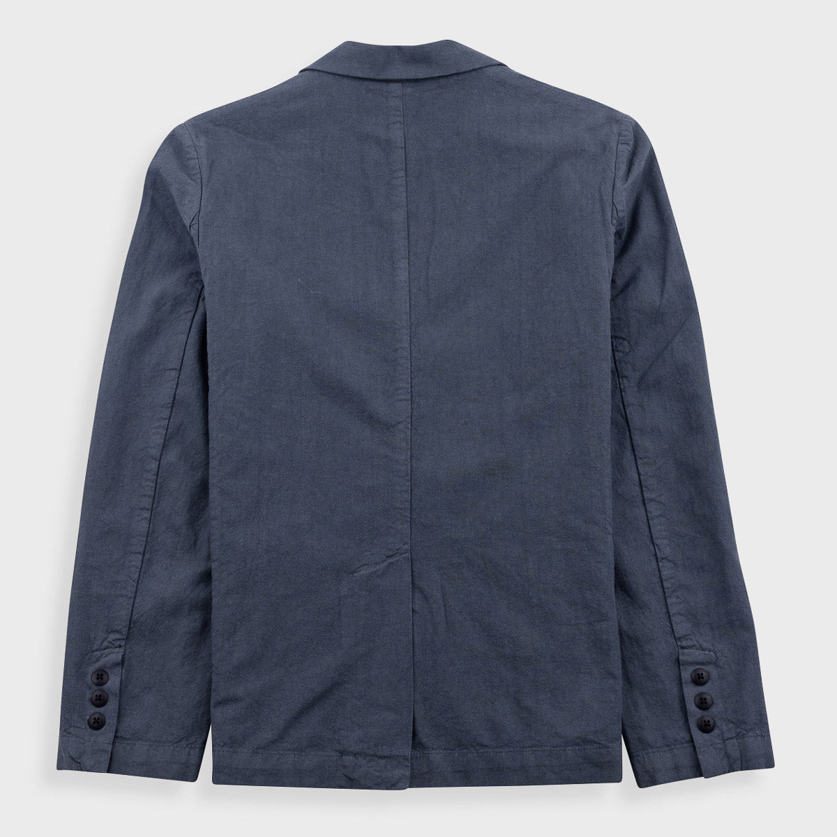 Cotton Linen Blazer - Charcoal