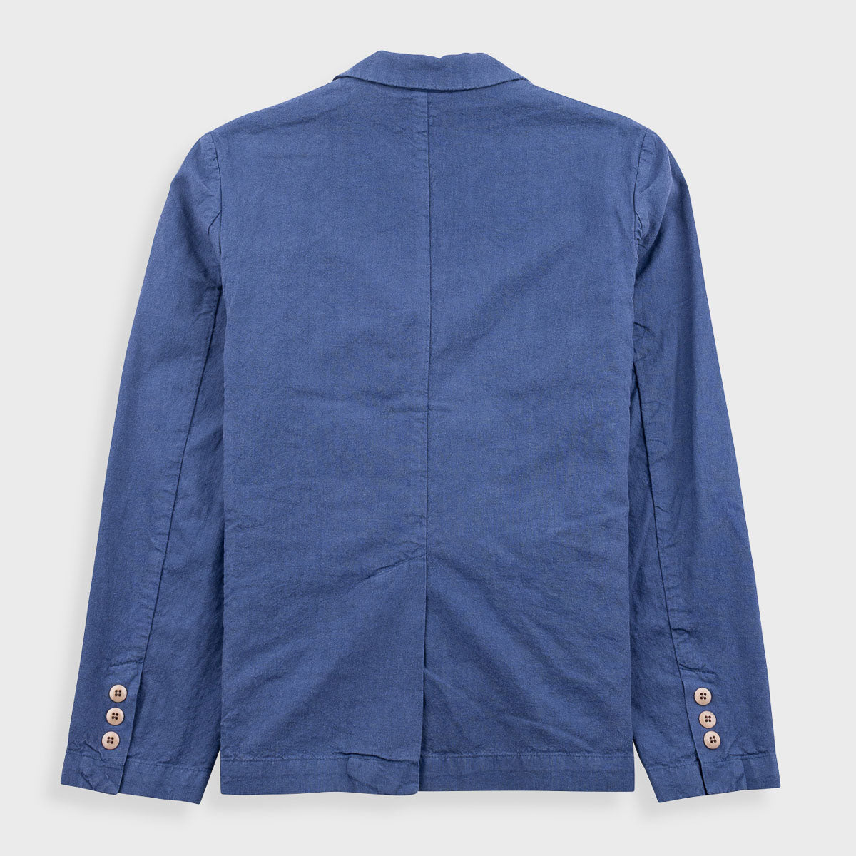 Cotton Linen Blazer - Woad