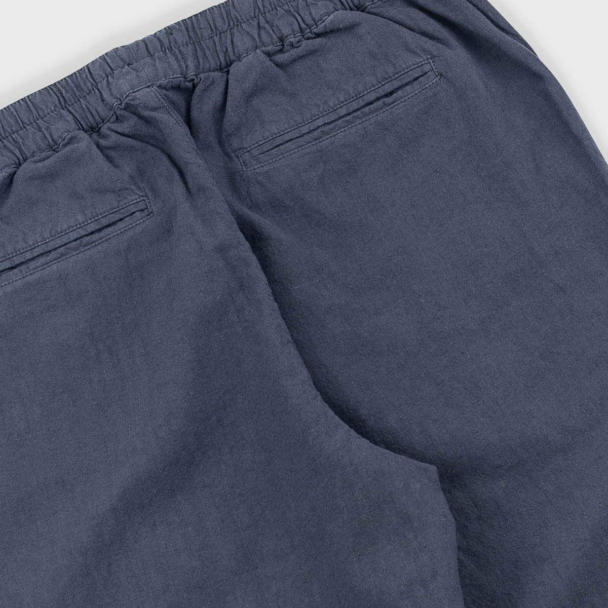 Cotton Linen Trouser - Drawcord Waistband - Charcoal