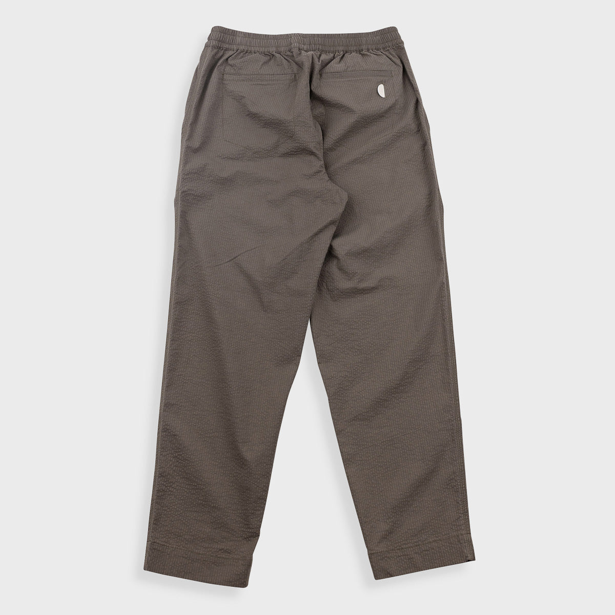 Drawcord Assembly Pant - Dark Olive Seersucker