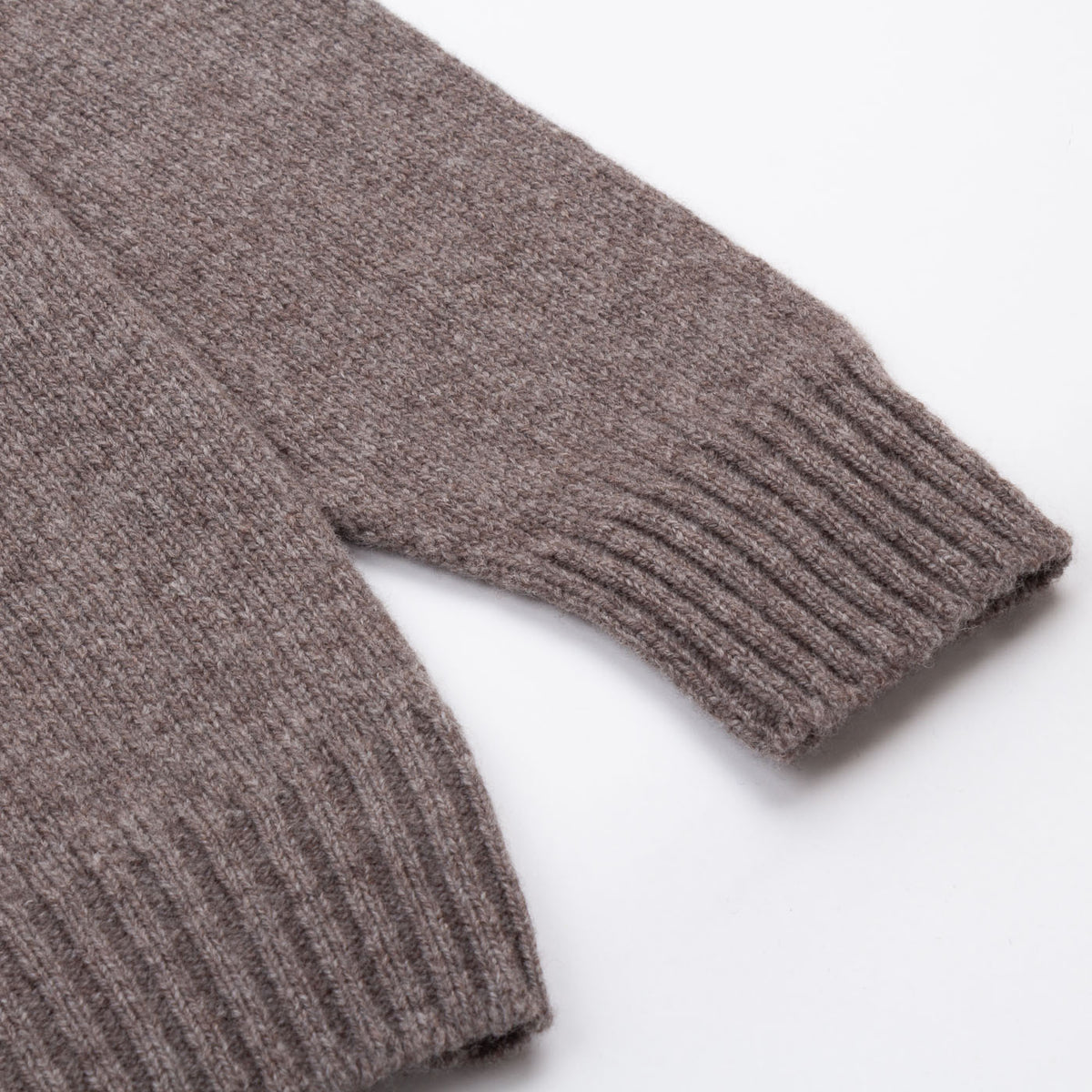 Seamless Crew Lambswool Jumper - Elk