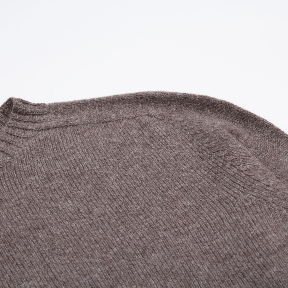 Seamless Crew Lambswool Jumper - Elk