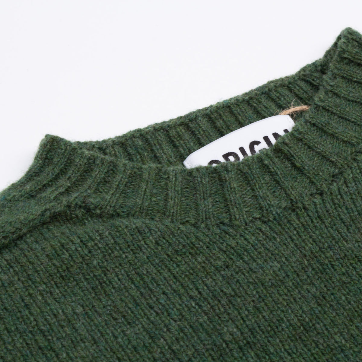 Seamless Crew Lambswool Jumper - Serpentine