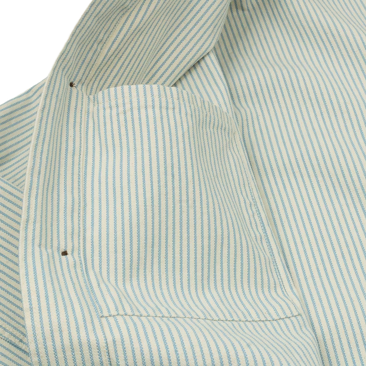 Vins Osk Work Jacket - Blue Stripe