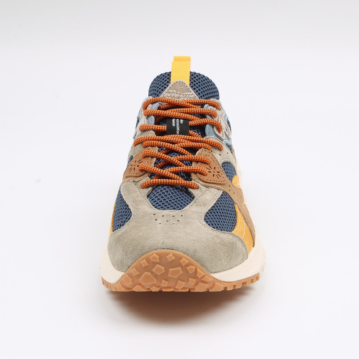 Wave Man Trainers - Beige/Navy/Ochre