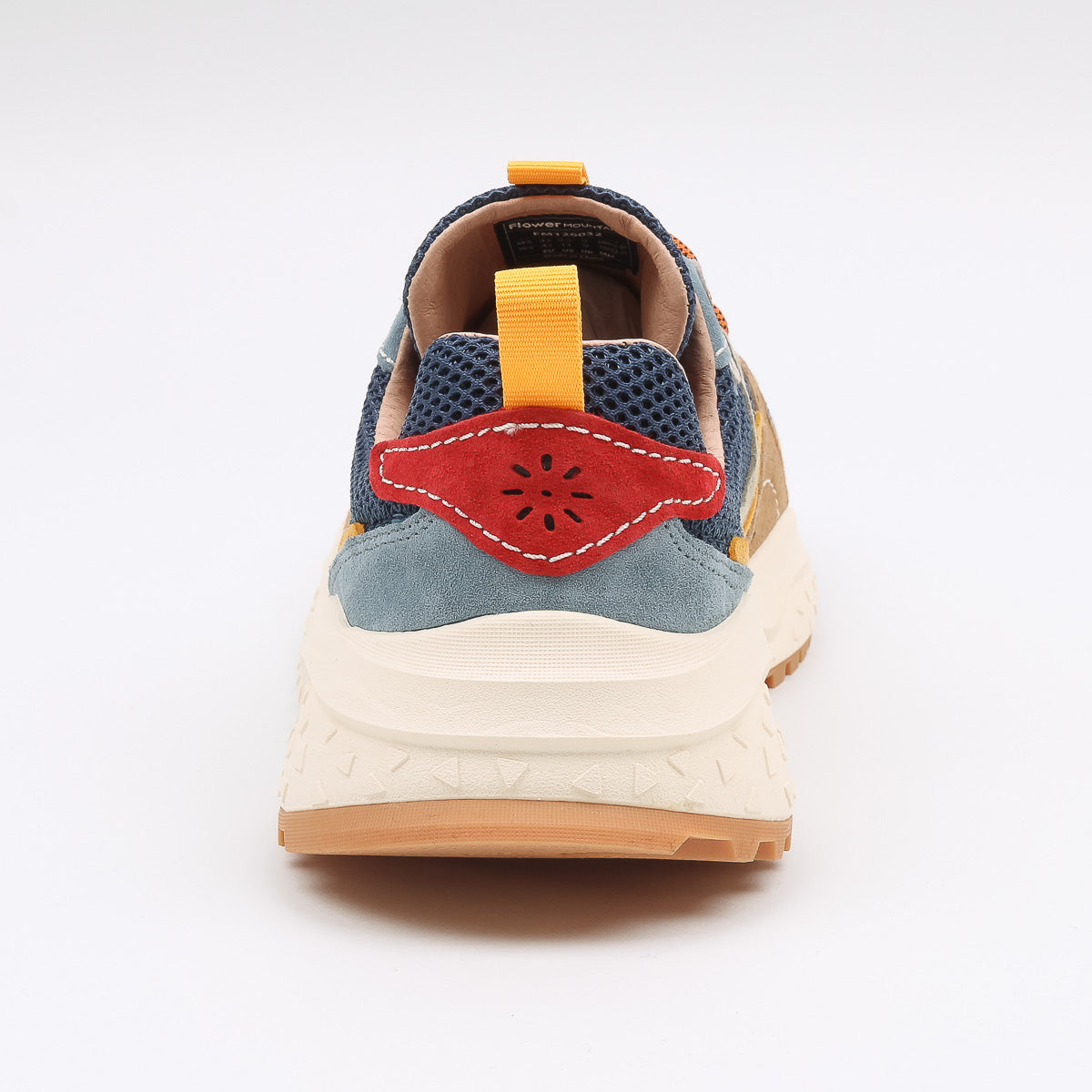 Wave Man Trainers - Beige/Navy/Ochre
