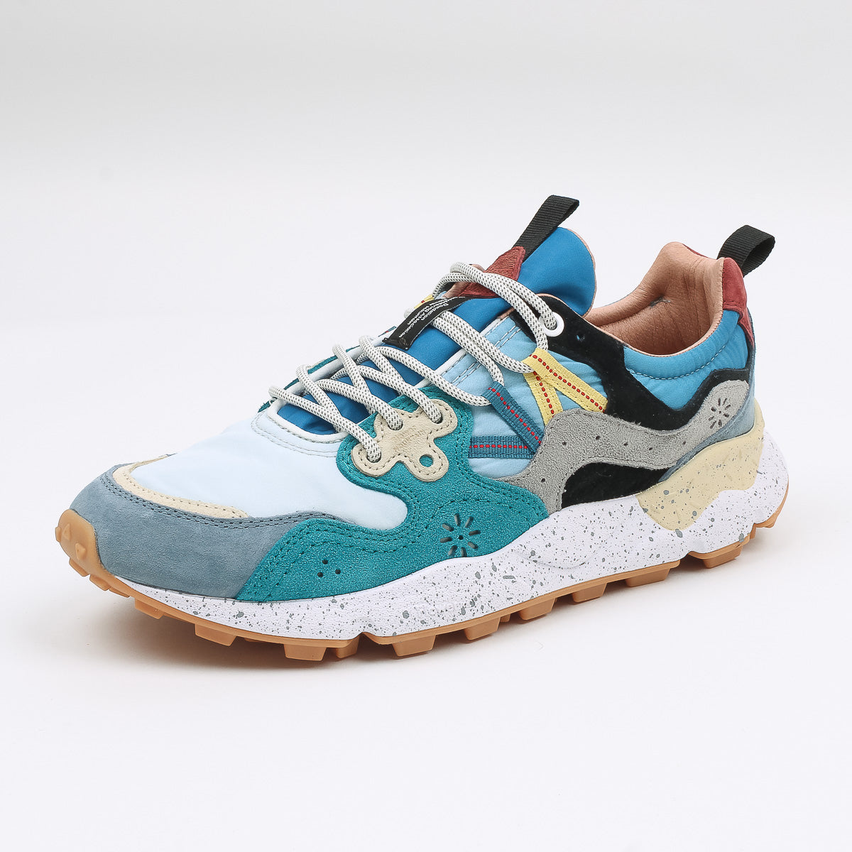 Yamano 3 Man Trainers - Celeste/Azure/Grey