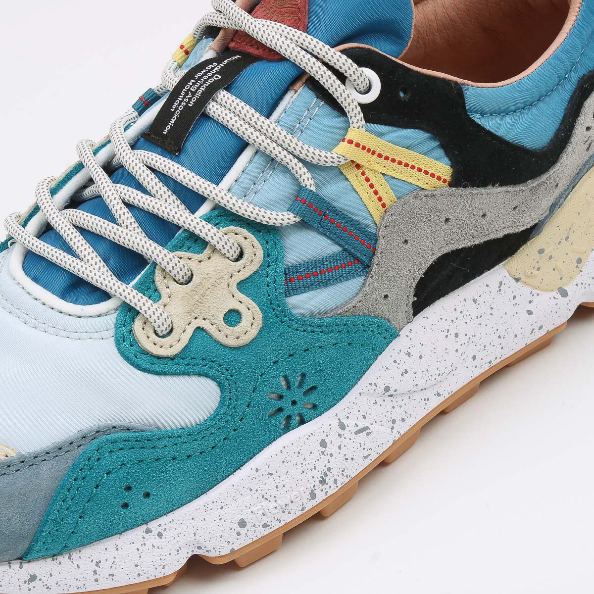 Yamano 3 Man Trainers - Celeste/Azure/Grey