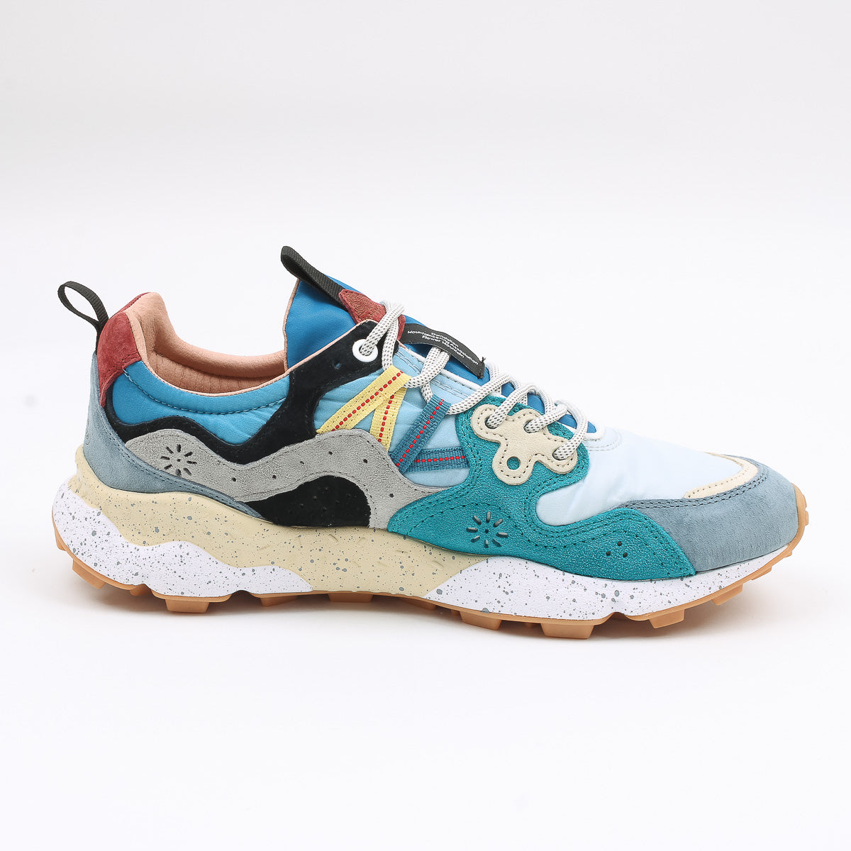 Yamano 3 Man Trainers - Celeste/Azure/Grey