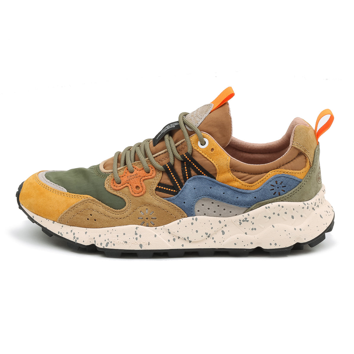 Yamano 3 Man Trainers - Yellow/Khaki/Beige