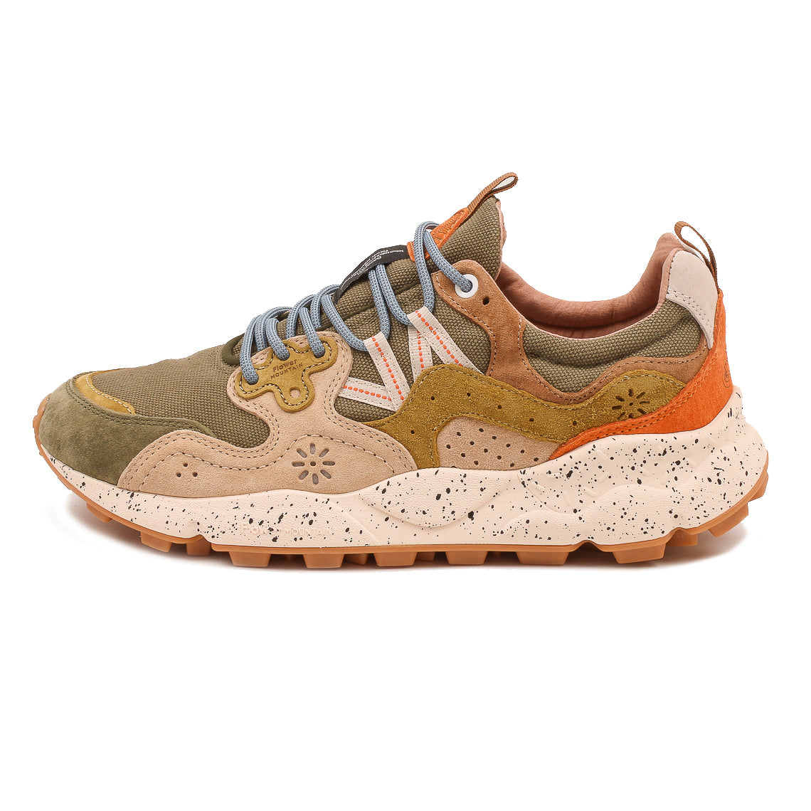 Yamano 3 Man Trainers - Military/Taupe