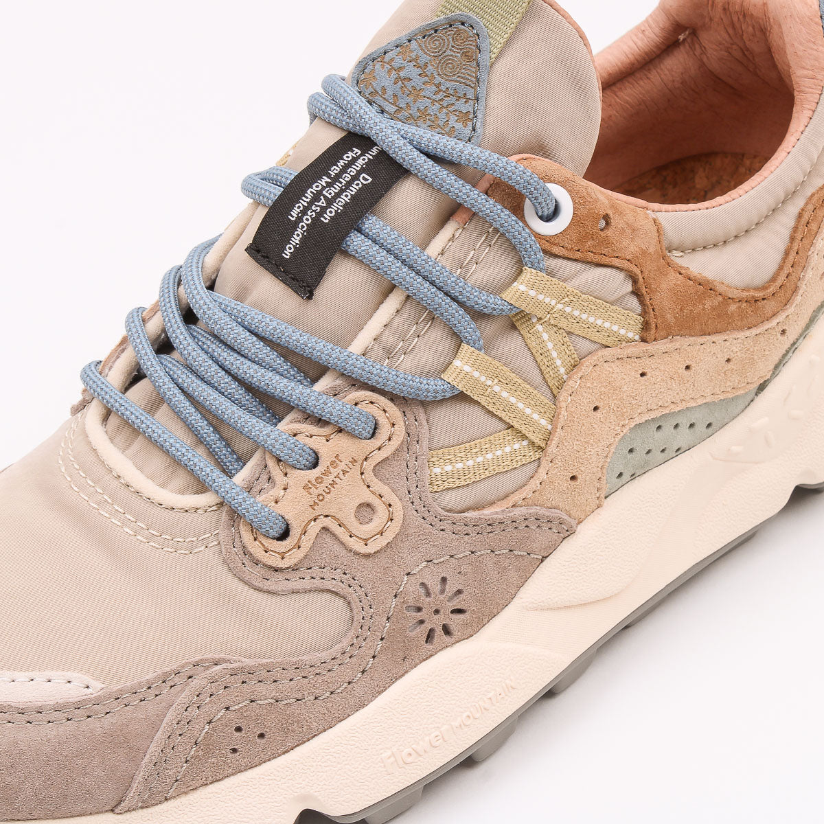 Yamano 3 Man Trainers - Taupe/Light Beige