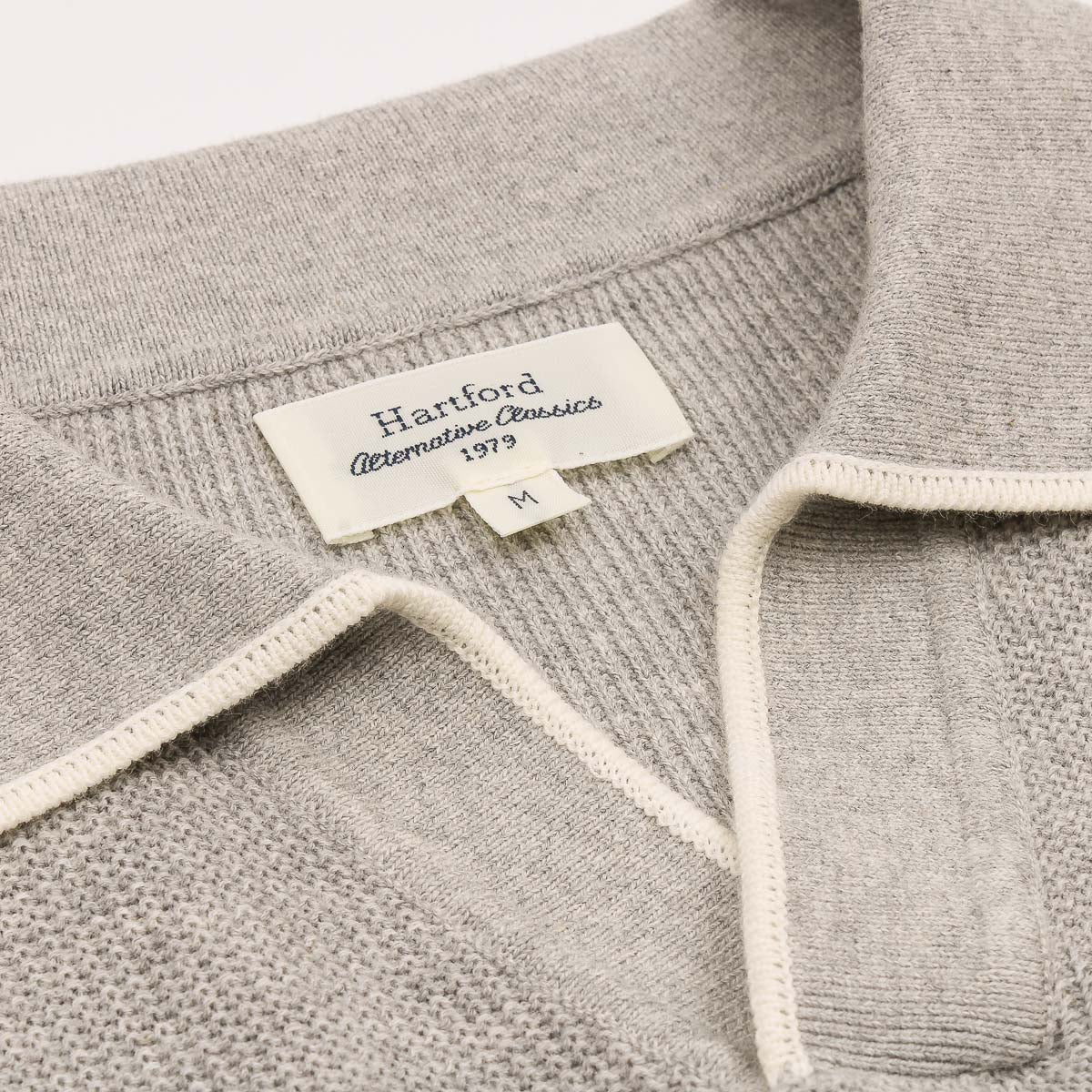 Polo Knit Pique - Grey