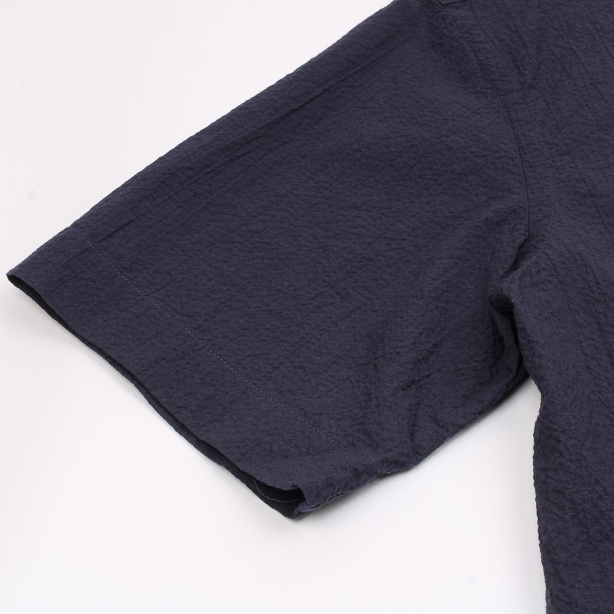 Pedro MC Shirt 6010 - Navy Seersucker (01)
