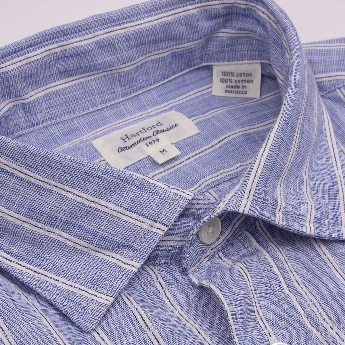 Paul Shirt 1011 - Blue & White (03)
