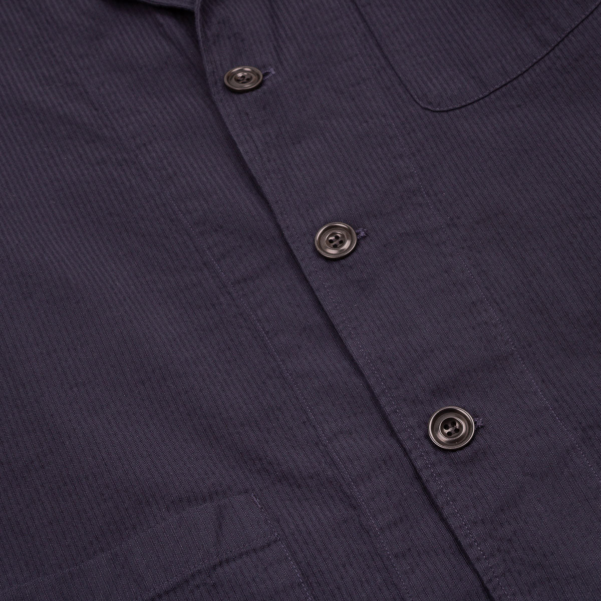 Julian Jacket - Navy Seersucker 'Canete'