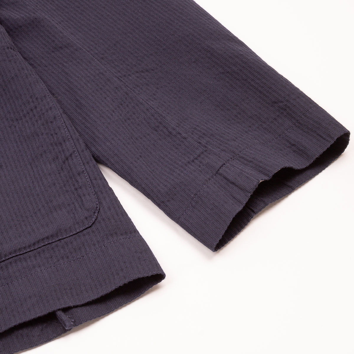 Julian Jacket - Navy Seersucker 'Canete'