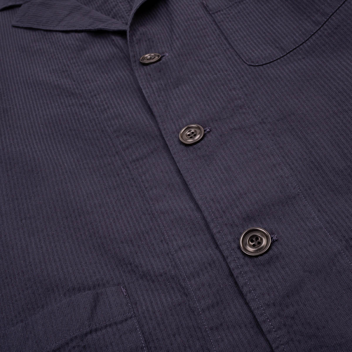 Julian Jacket - Navy Seersucker 'Canete'