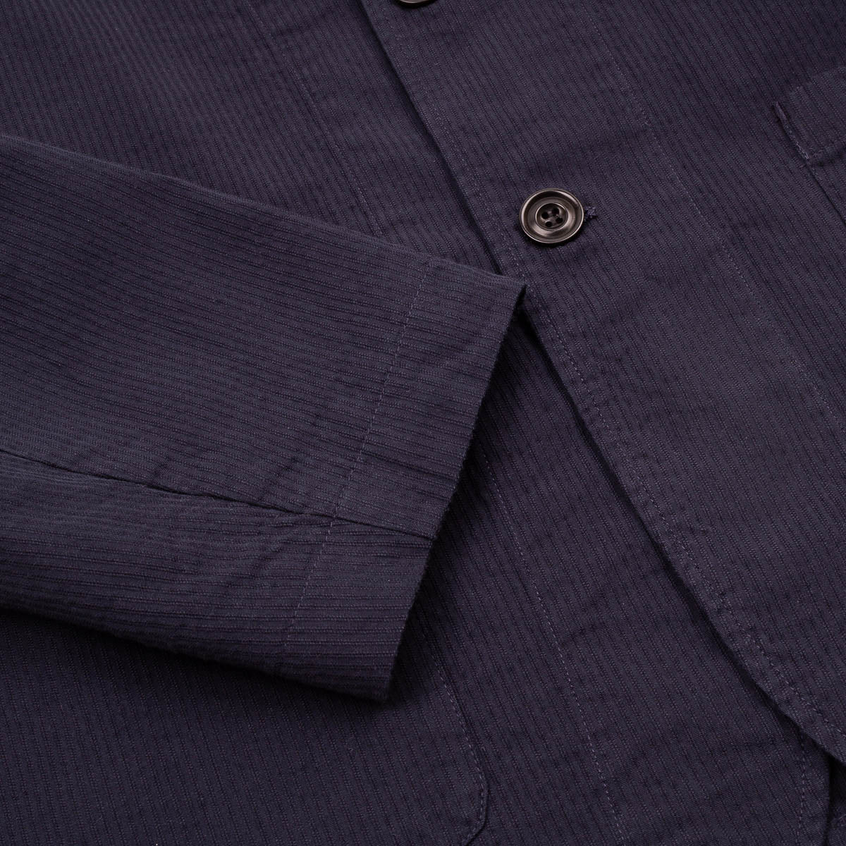 Julian Jacket - Navy Seersucker 'Canete'