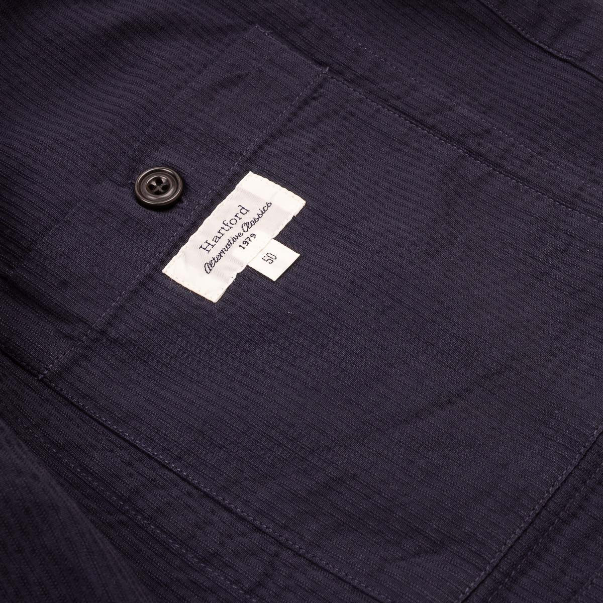 Julian Jacket - Navy Seersucker 'Canete'