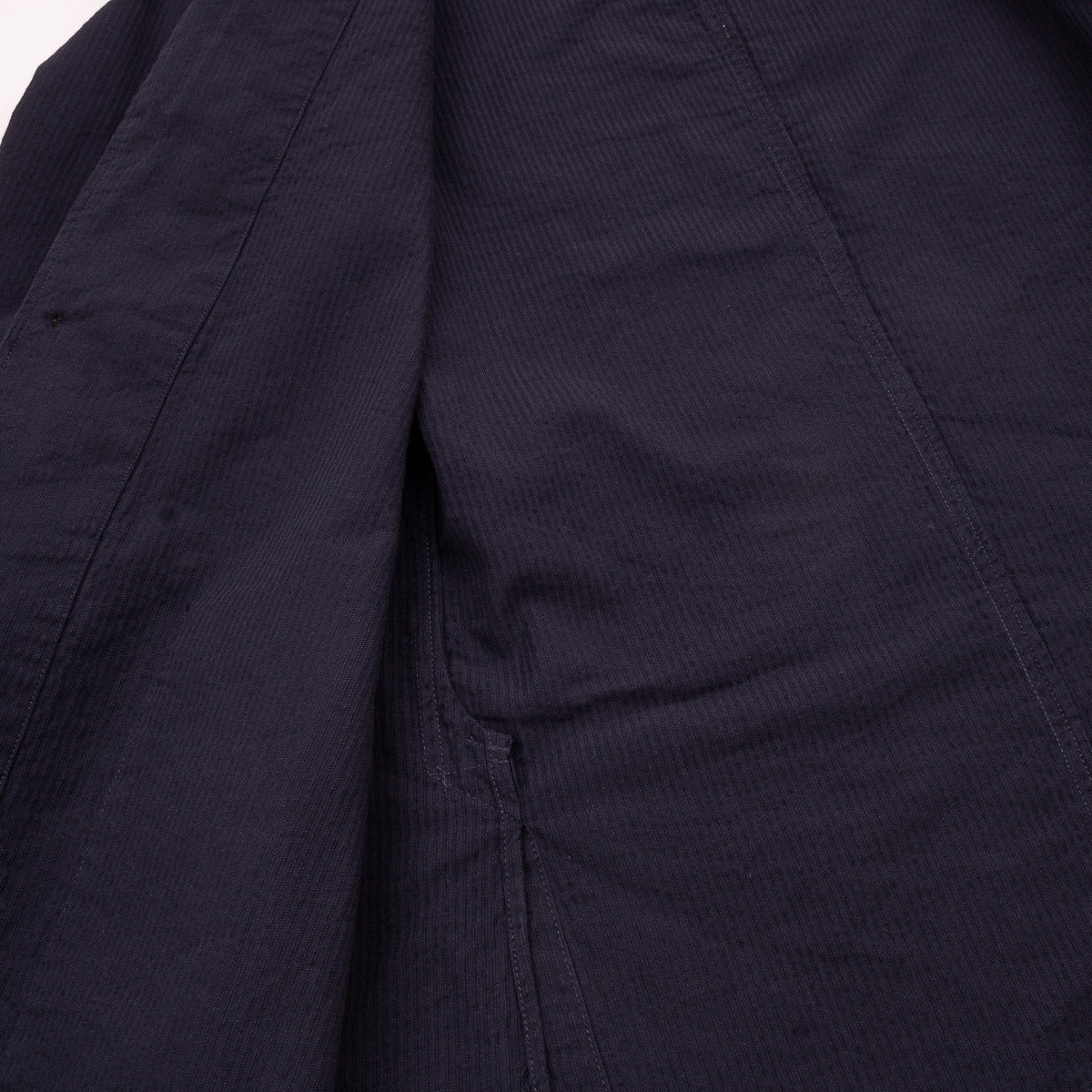 Julian Jacket - Navy Seersucker 'Canete'