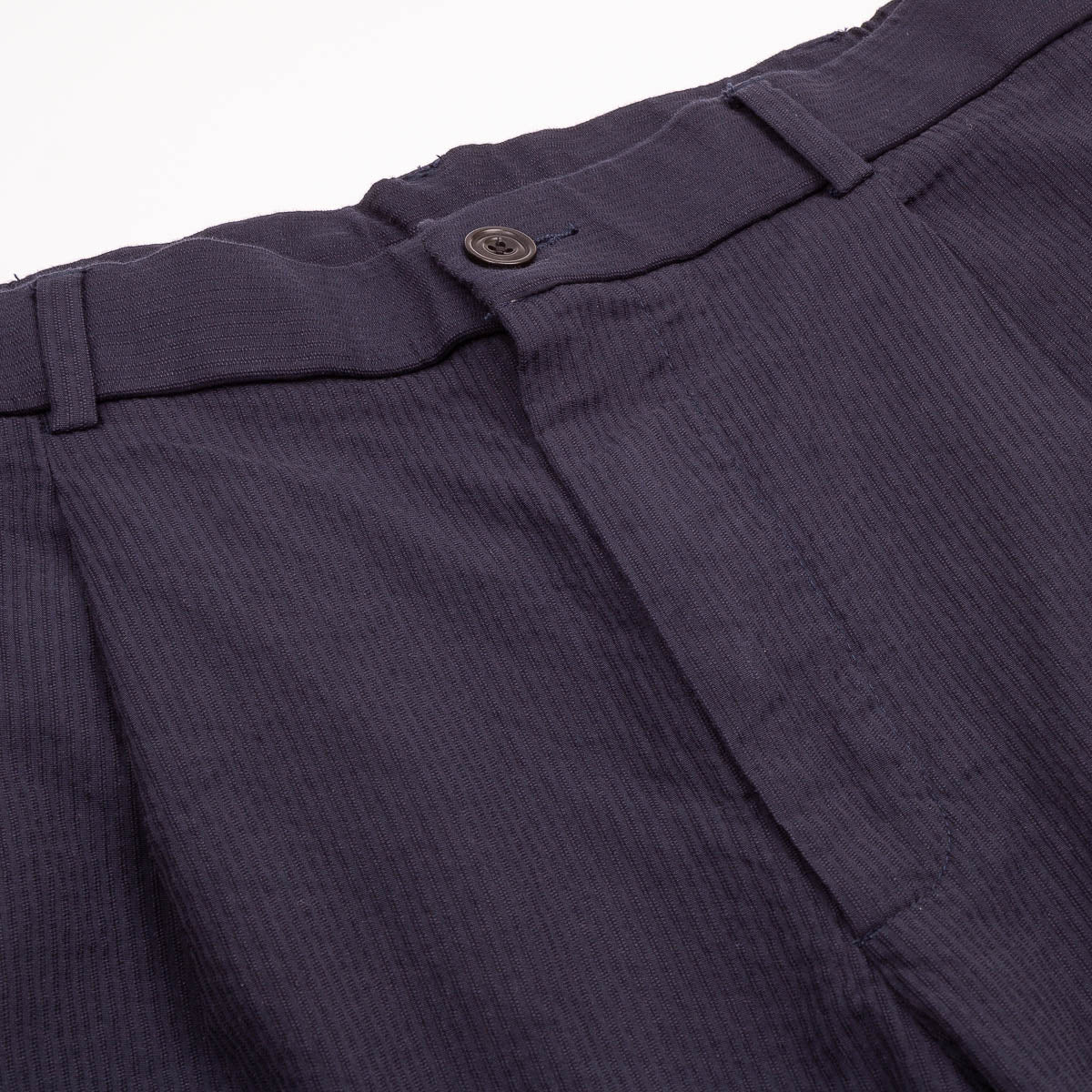 Task Trouser - Navy Seersucker 'Canete'