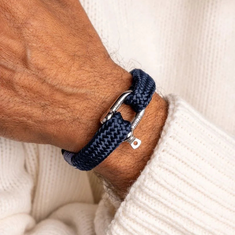 Gorgeous George - Navy/Silver