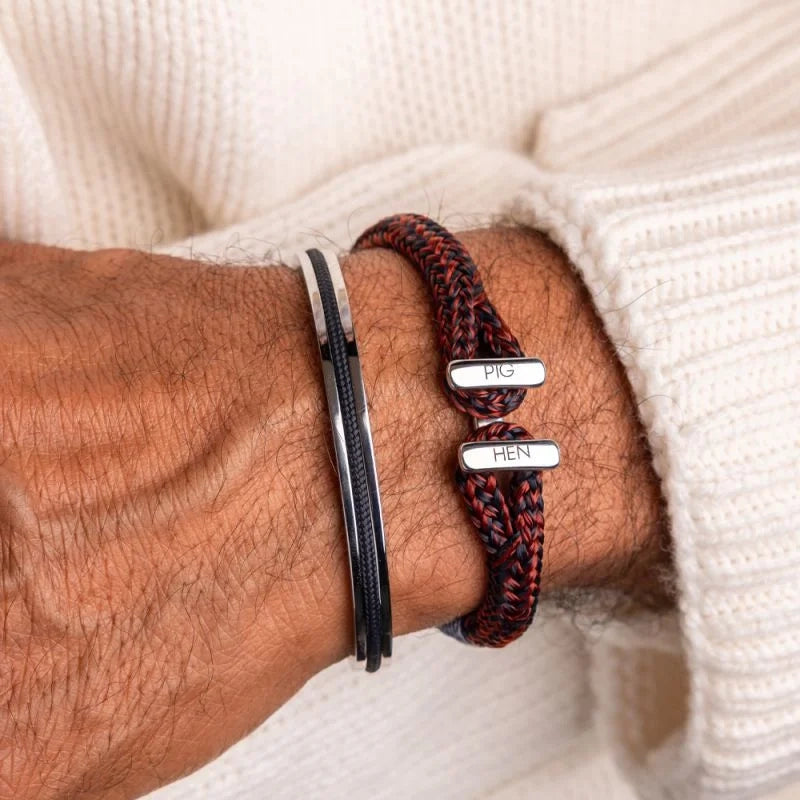 Icy Ike - Velvet Red/Navy/Silver