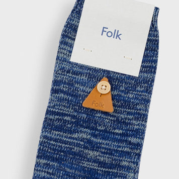 Melange Sock - Blue Mix