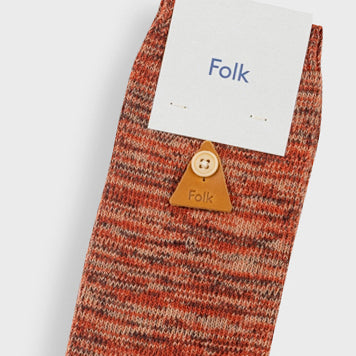 Melange Sock - Clay Mix