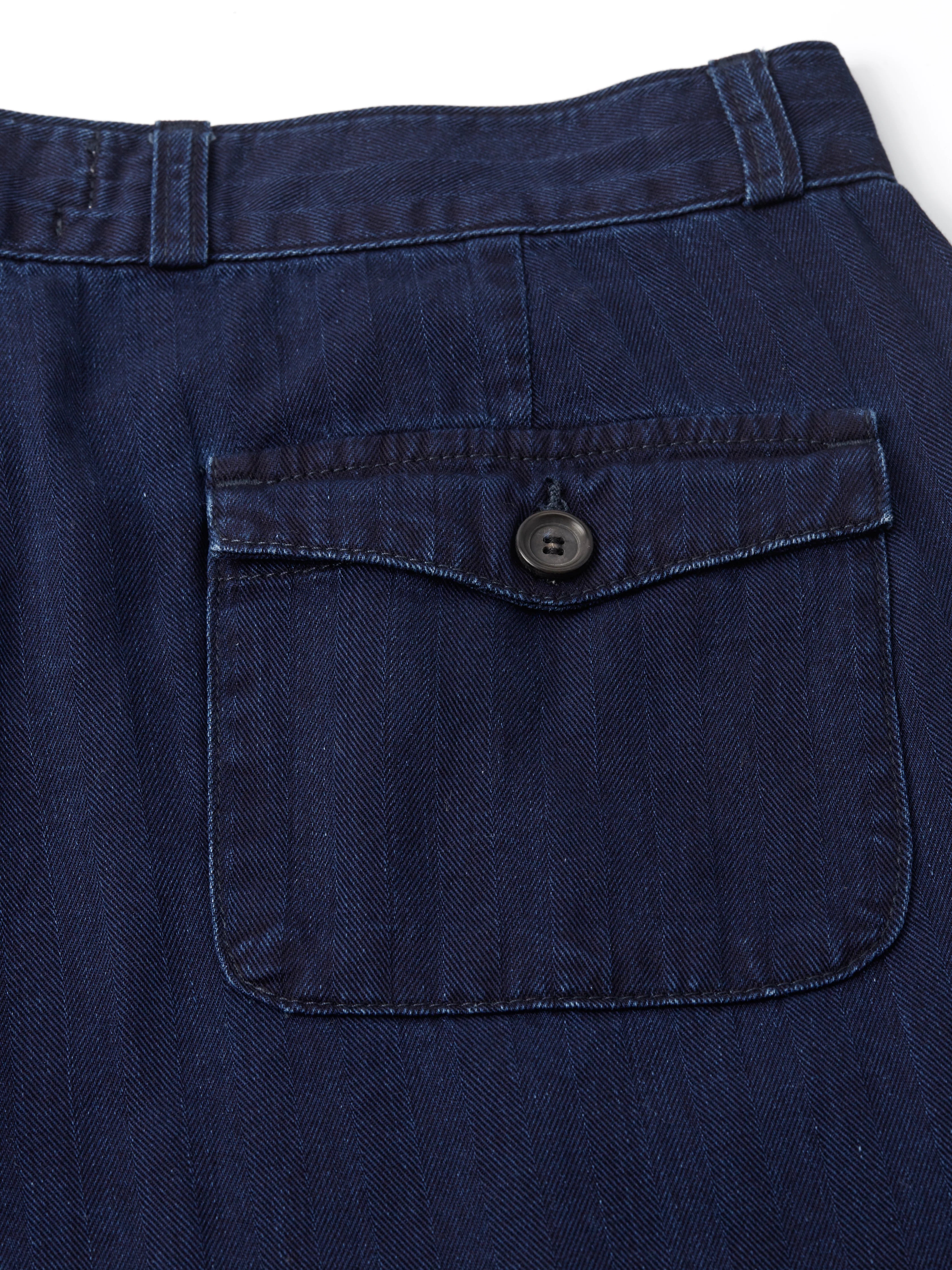 Morton Pleated Trousers - Faye Indigo Blue