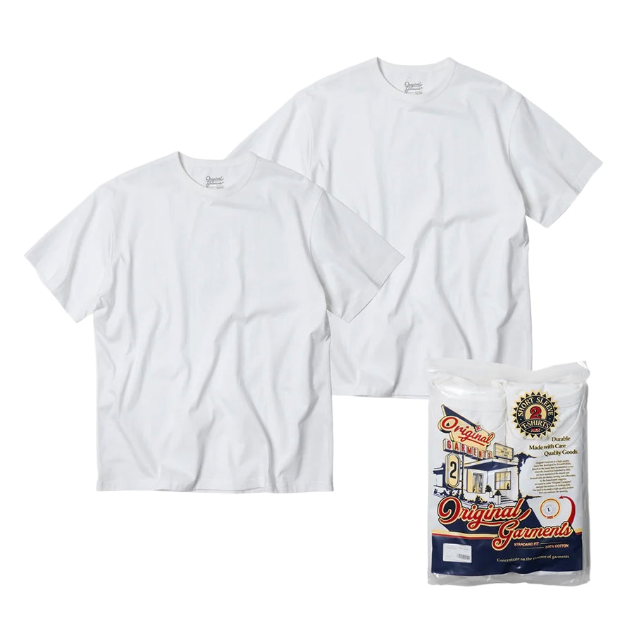 OG Athletic T-Shirt 2 Pack - White & White