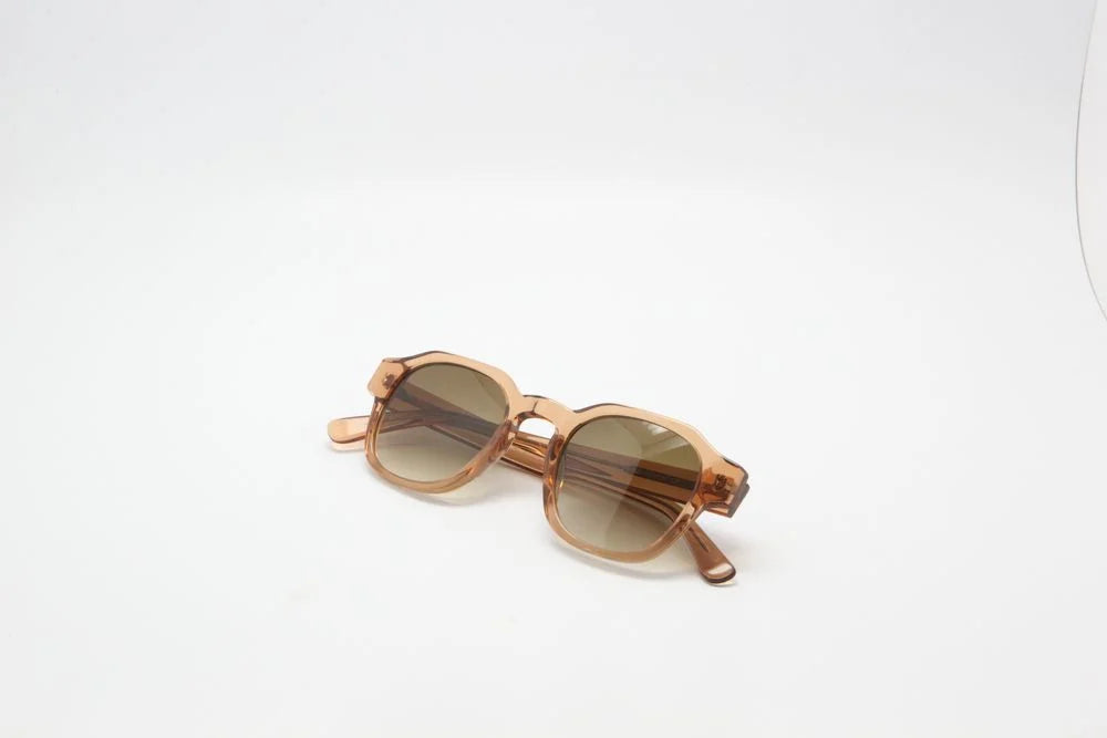 Geo E5 Sunglasses - Crystal Brown & Brown Gradient Lens
