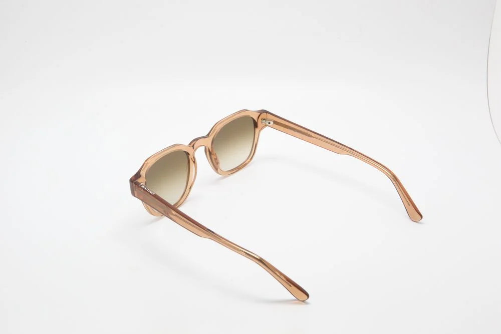 Geo E5 Sunglasses - Crystal Brown & Brown Gradient Lens