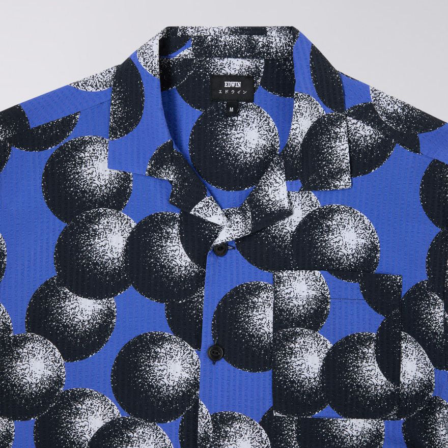 Dots S/Sleeve Shirt - Blue
