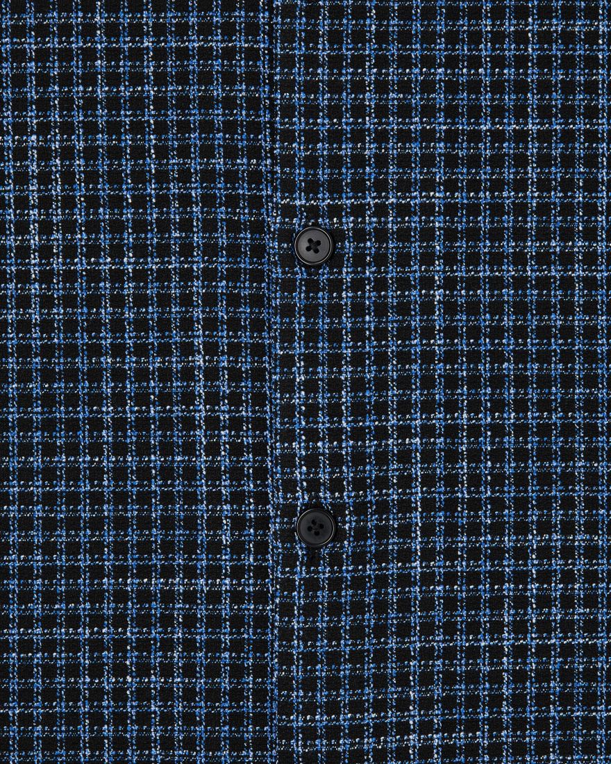 Saga S/Sleeve Shirt - Blue/Black