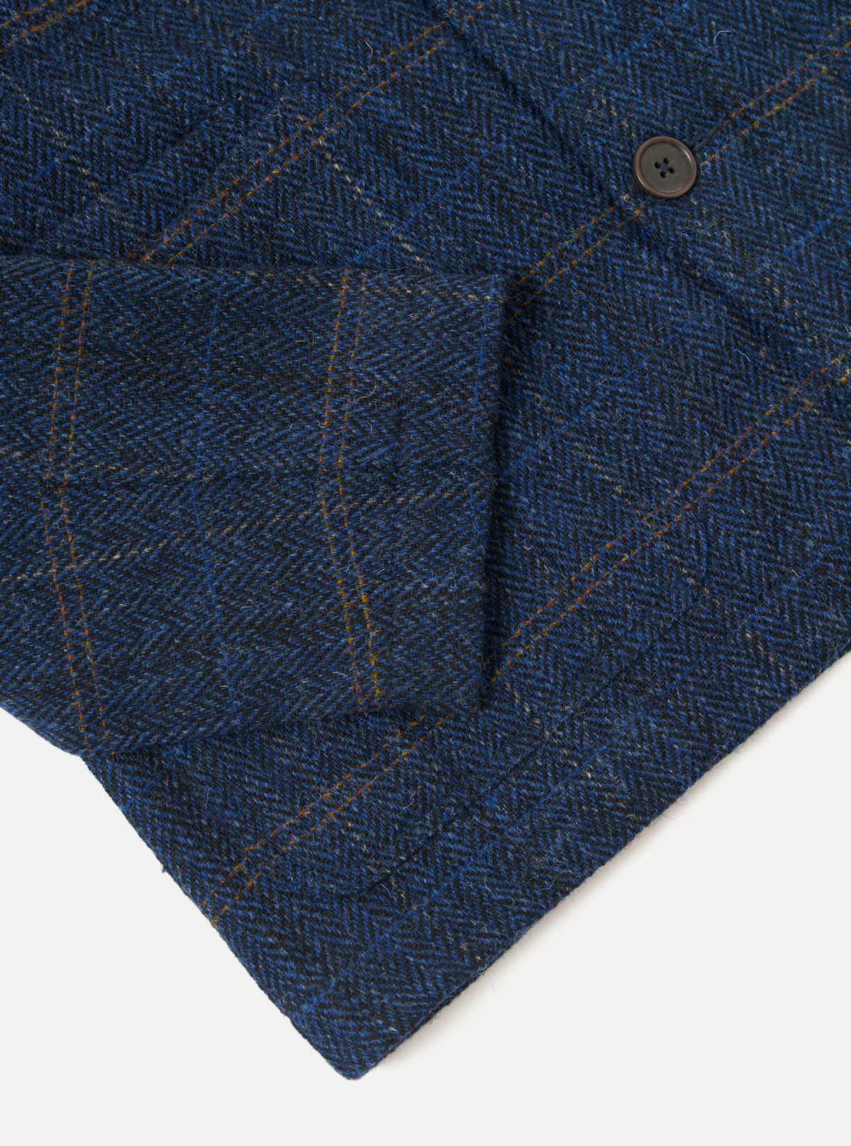 Bakers C Jacket - Navy Harris Tweed