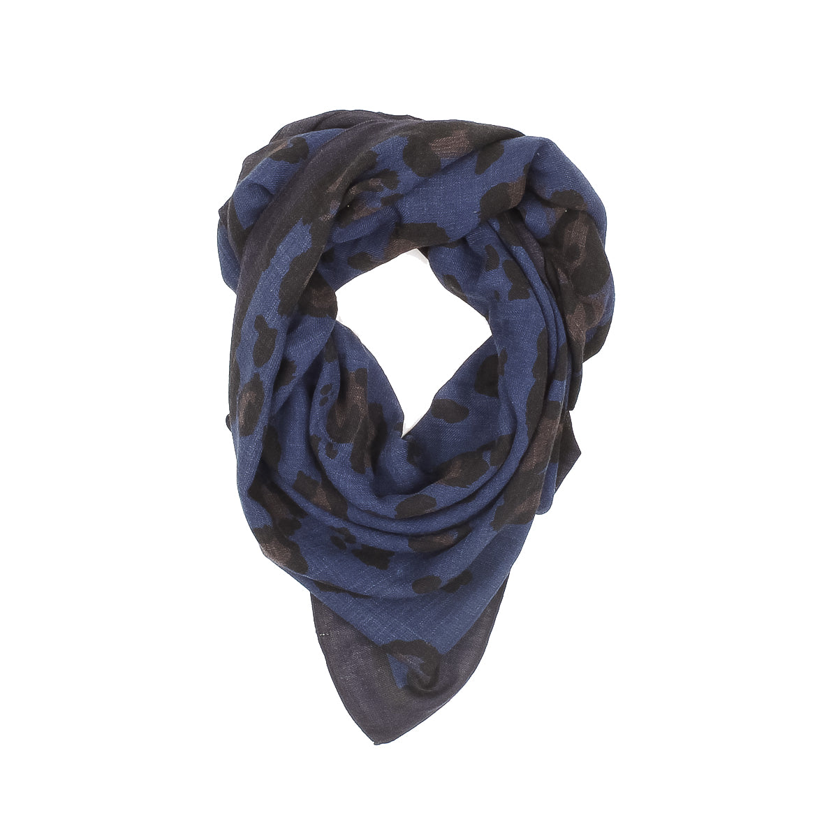 Leopard Scarf 5412 - Indigo #04