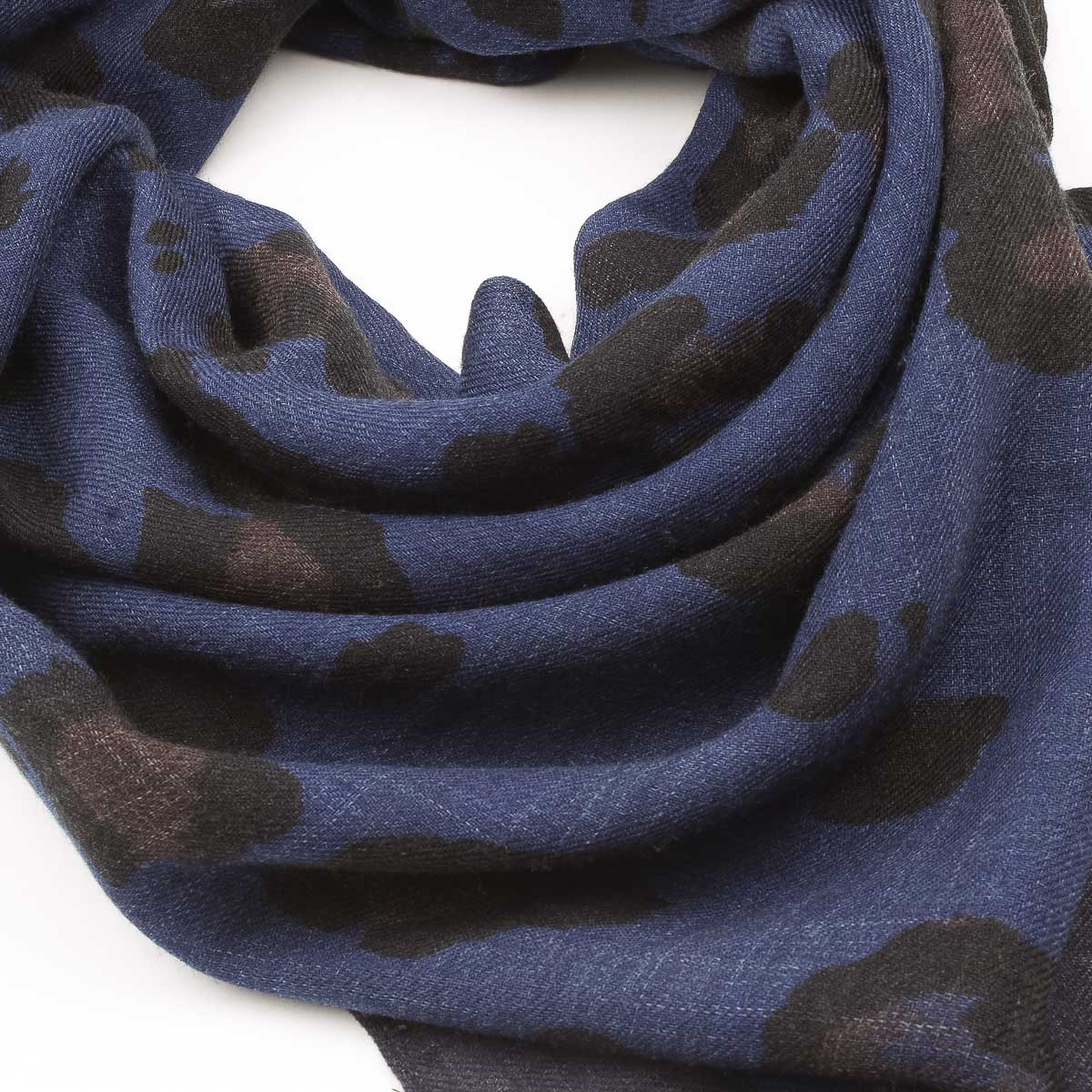 Leopard Scarf 5412 - Indigo #04