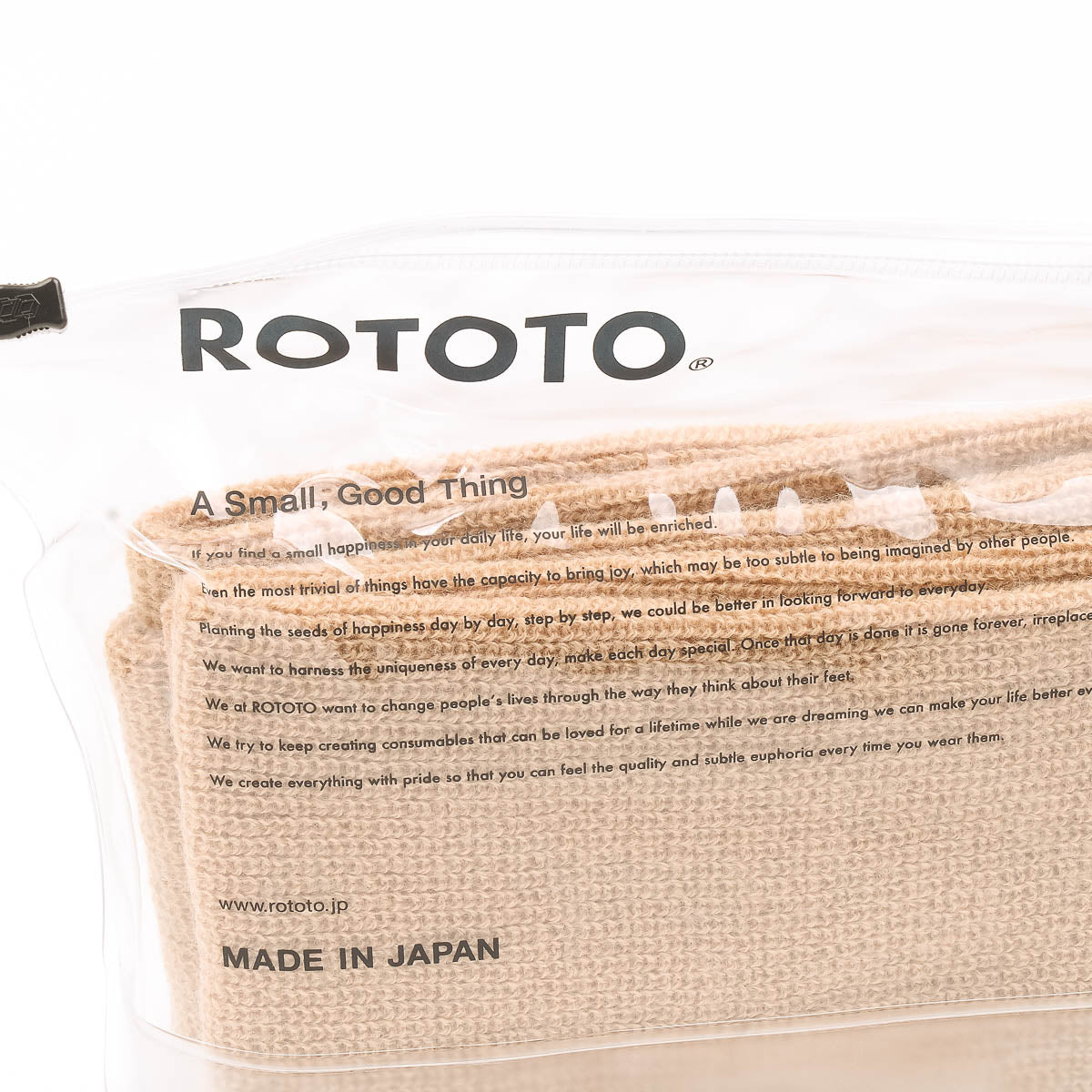 Rototo Sockstole Scarf - Beige